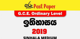 2029 O/L History Past Paper and Answers | Sinhala Medium